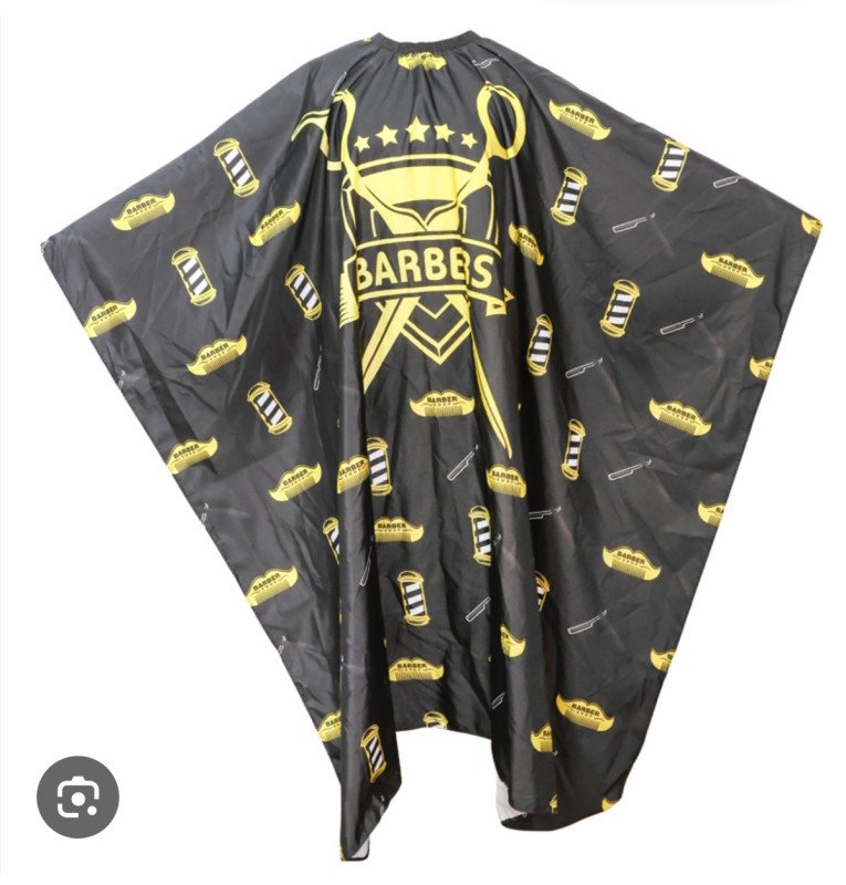 Cap  Barbershop jaune et Noir  ( cap coupe de cheveux)